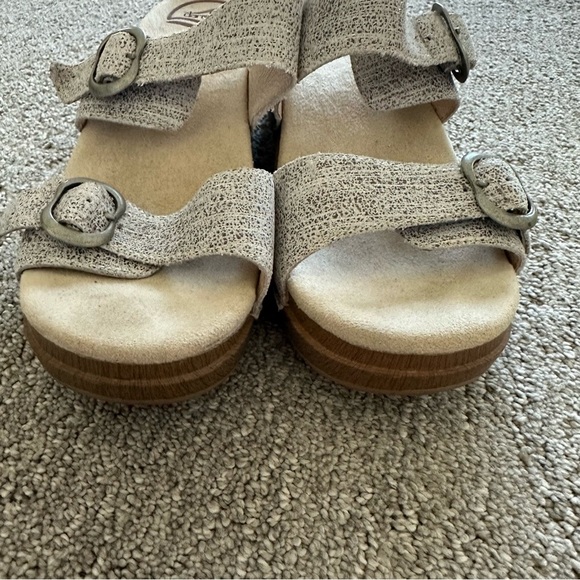 Dansko Sophie Sandals - Ivory Metallic - Size‎ 40 - Picture 8 of 9